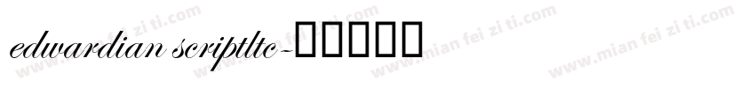 edwardian scriptltc字体转换